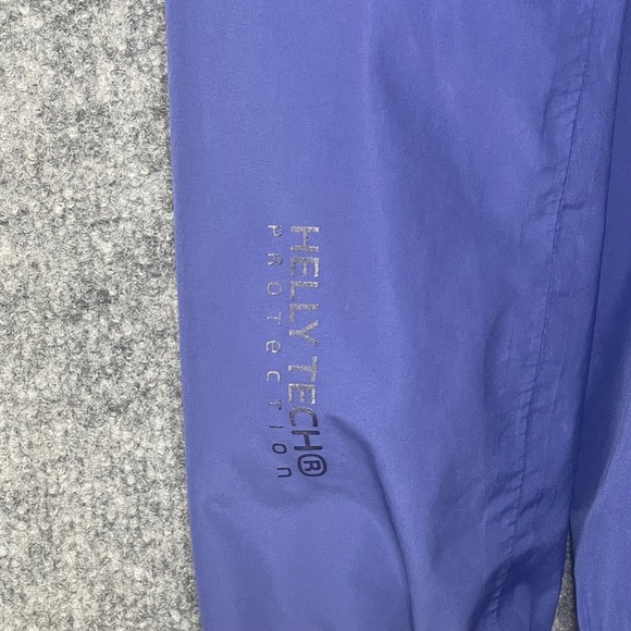 Helly Hansen Women's Waterproof Hooded Jacket Blue Orange Fleece Lined M - Picture 5 of 7